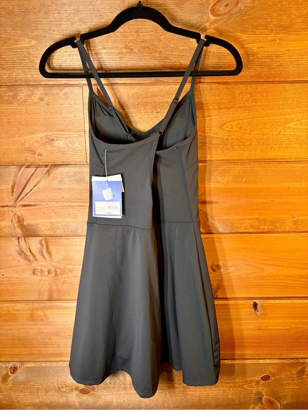 JoyLab Black Spaghetti Strap Mini Active Skort Dress Size XS 💕🖤 - Picture 6 of 8
